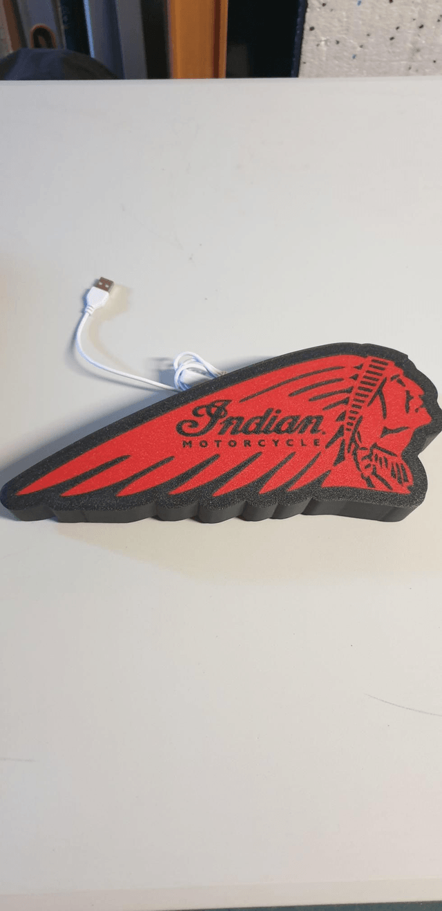 Lampe Indian Motor