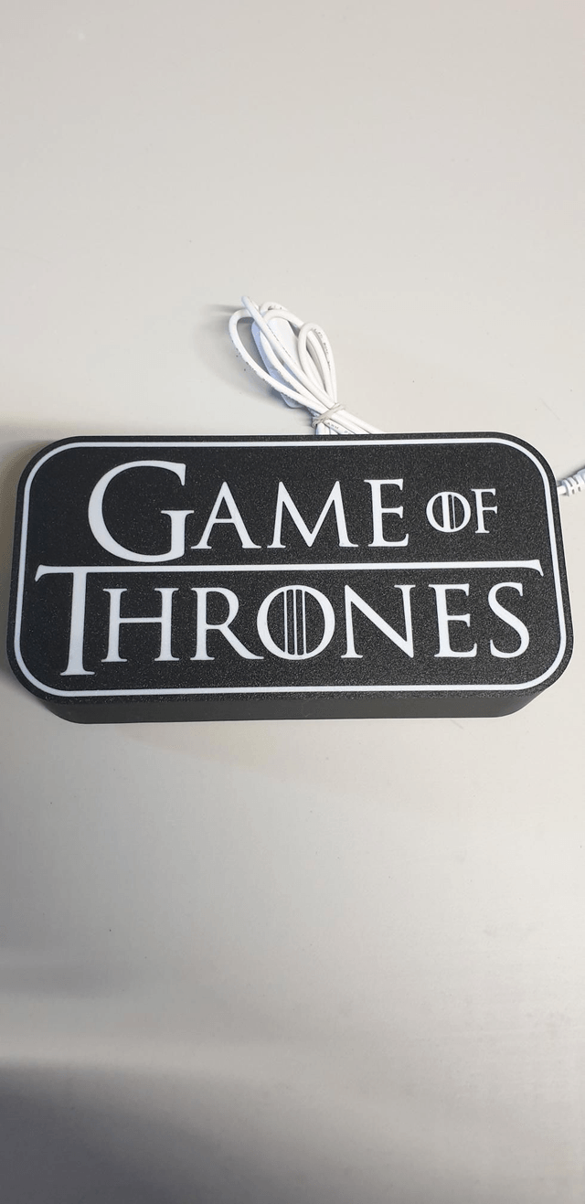Lampe Game of Thrones led couleur