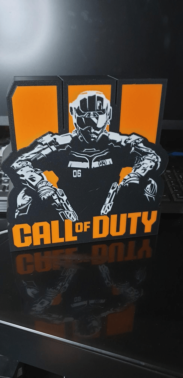 Lampe Call of Dutty orange