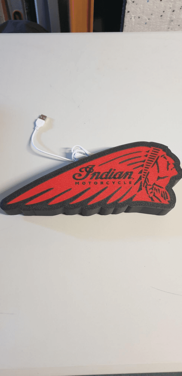 Lampe Indian Motor