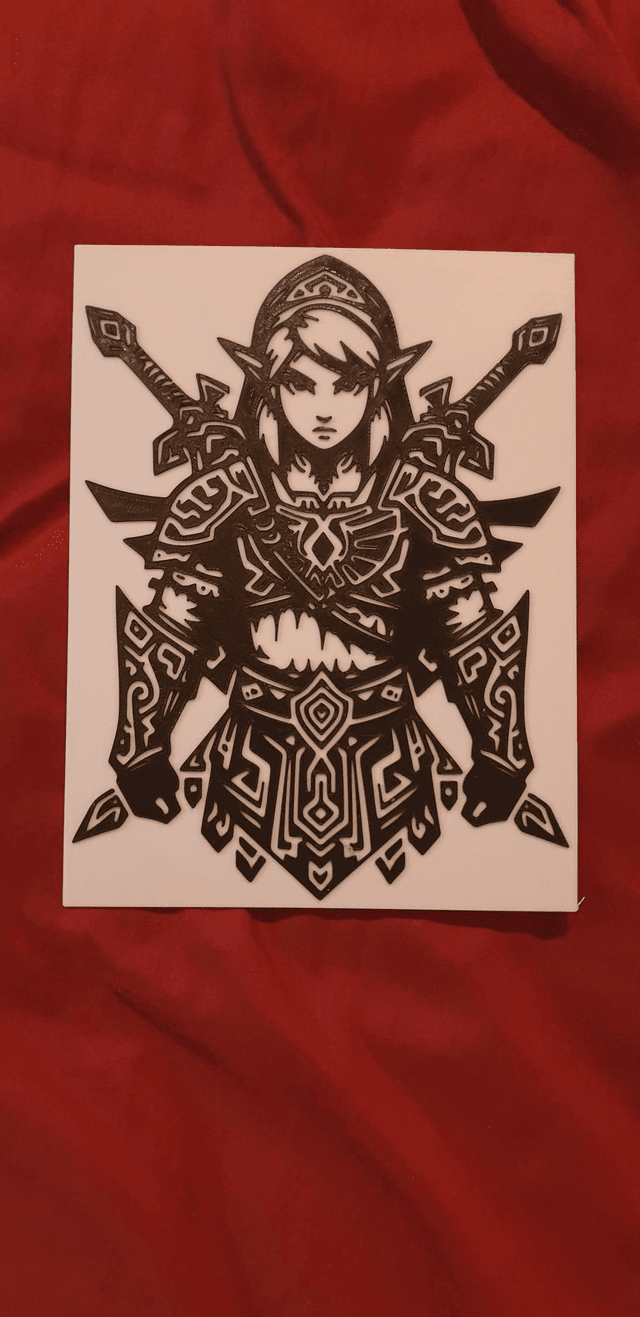 Plaque Deco zelda link