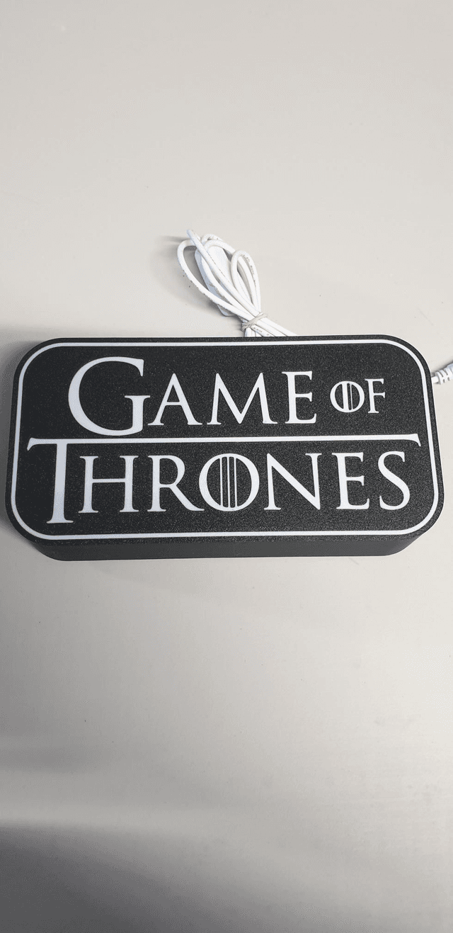 Lampe Game of Thrones led couleur