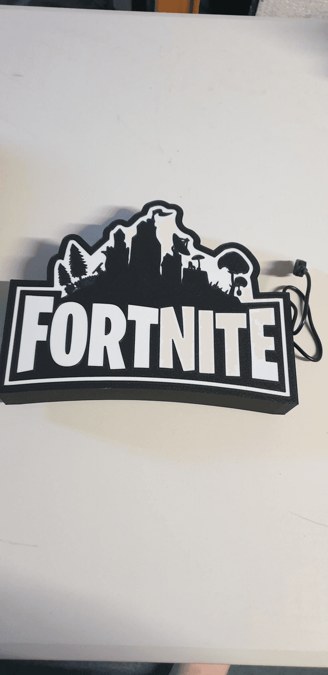 Lampe Fortnite led couleur