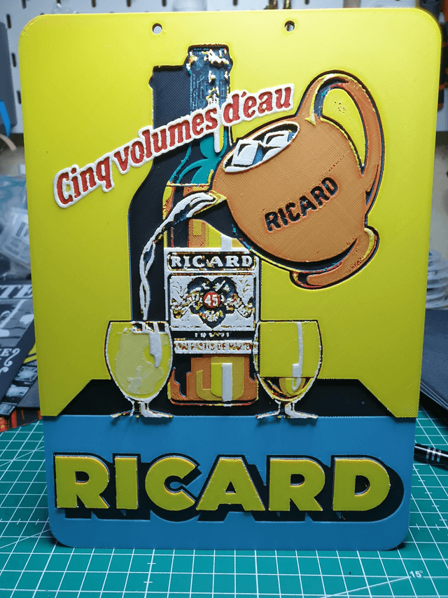 Plaque déco ricard